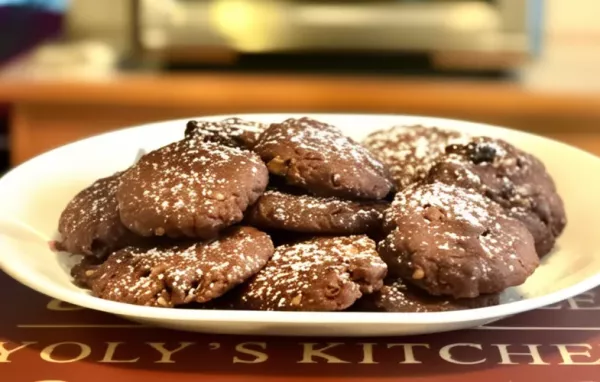 Decadent and Delicious Air Fryer Triple Chocolate Oatmeal Cookies Recipe