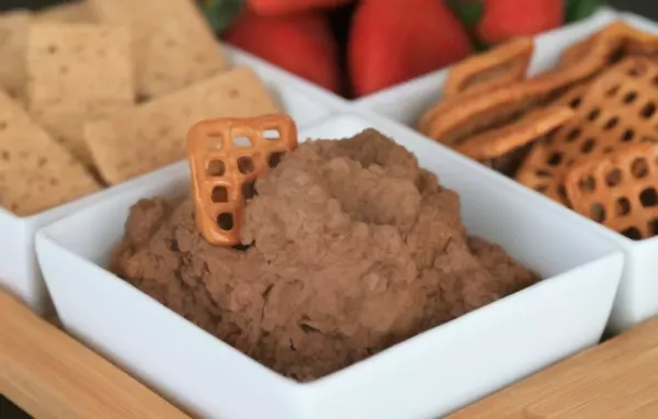 Decadent and Delicious Chocolate Cake Batter Hummus Recipe