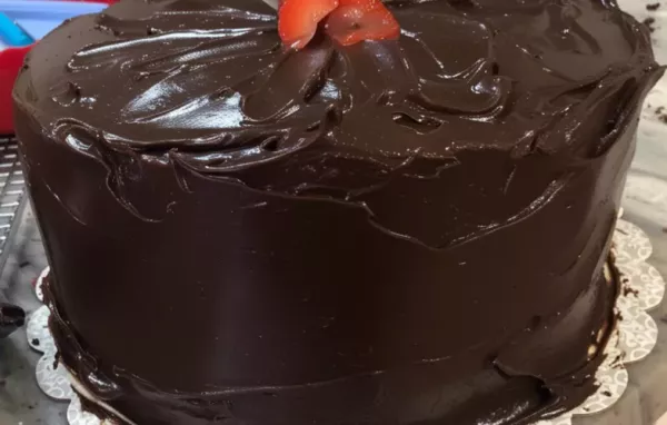 Decadent Chocolate Cake with a Burst of Raspberry Flavor