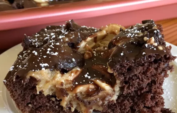 Decadent Chocolate Peanut Butter Volcano Cake Recipe