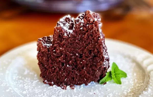 Decadent Dark Chocolate Bundt Cake Recipe