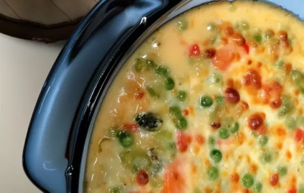 Deep Dish Pea and Vegetable Casserole Recipe