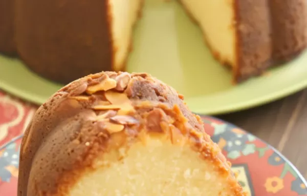 Delicious Amaretto Bundt Cake with a Boozy Bourbon Soak