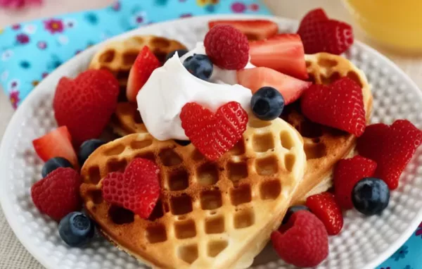 Delicious American Sweetheart Waffles Recipe