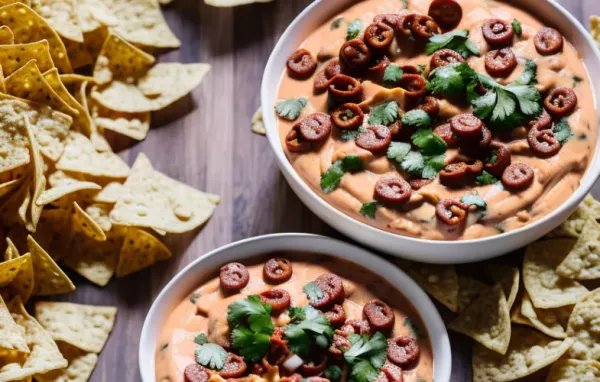 Delicious and Cheesy Chorizo Queso Dip Recipe