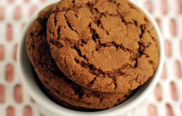 Delicious and Chewy Big Soft Ginger Cookies Recipe