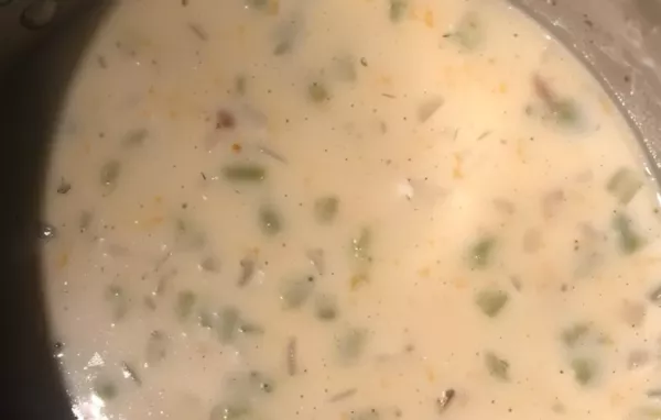 Delicious and comforting creamy ham and potato soup recipe