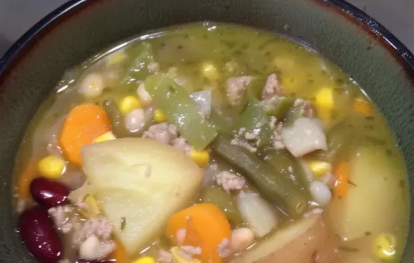 Delicious and comforting Tarragon Turkey Soup recipe