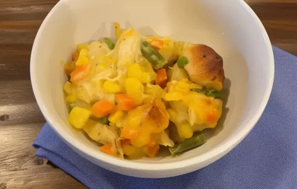 Delicious and comforting Turkey Pot Pie Bubble Bake recipe