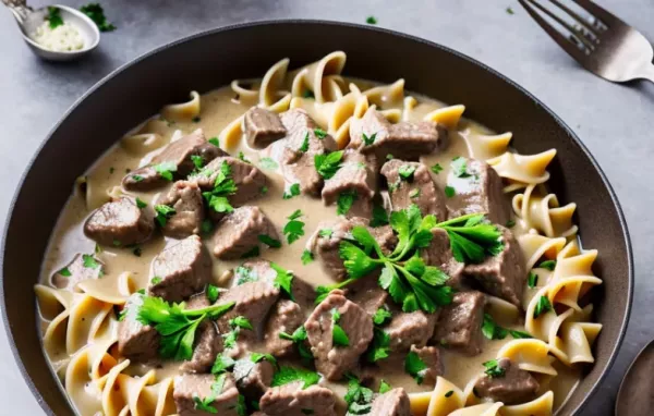 Delicious and Creamy Beef Stroganoff Recipe