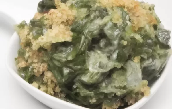 Delicious and Creamy Fresh Spinach Gratin Recipe