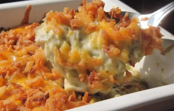 Delicious and Creamy Green Bean Casserole