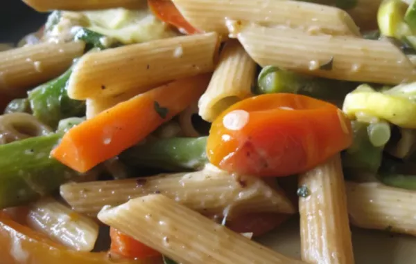 Delicious and Creamy No Cream Pasta Primavera Recipe