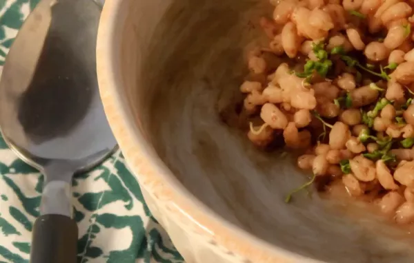 Delicious and Creamy Vegan Cream of Broccoli Soup with Barley