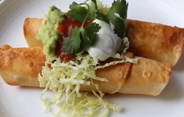 Delicious and Crispy Turkey Flautas