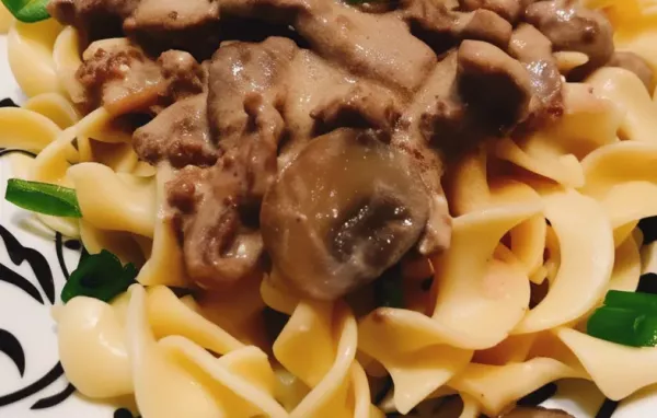 Delicious and Easy Beef Stroganoff Recipe