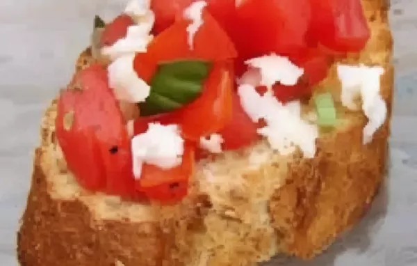 Delicious and Easy Bruschetta Recipe