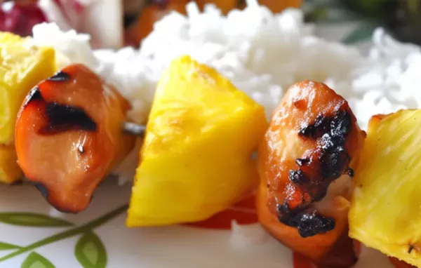 Delicious and Easy Hawaiian Chicken Kabobs