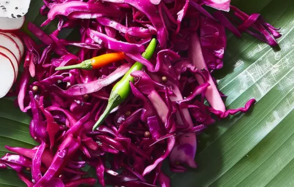 Delicious and Easy Quick Pickled Red Cabbage Atchara Recipe