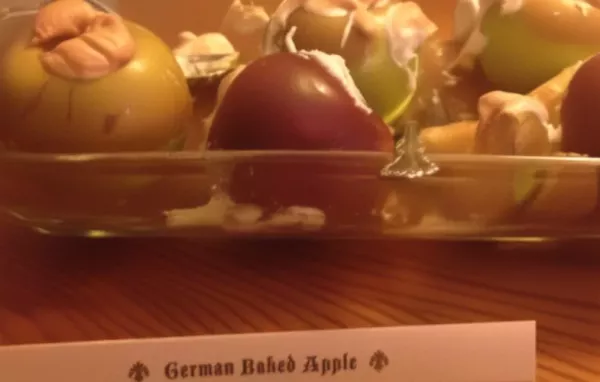 Delicious and Easy Real German Baked Apples Recipe