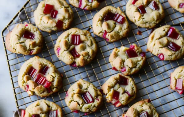 Delicious and Easy Rhubarb Drop Cookies Recipe