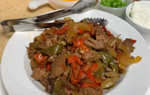 Delicious and Easy Slow Cooker Steak Fajitas