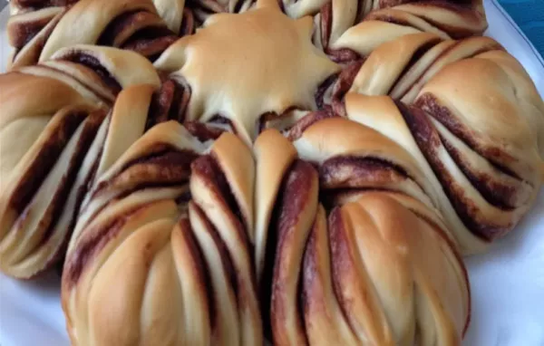 Delicious and Elegant Nutella Brioche Star