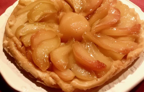 Delicious and elegant Pear Tarte Tatin recipe