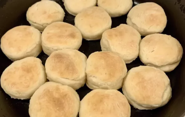 Delicious and flaky biscuits made with tangy sourdough starter