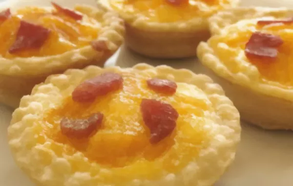 Delicious and flavorful bacon and egg breakfast tarts