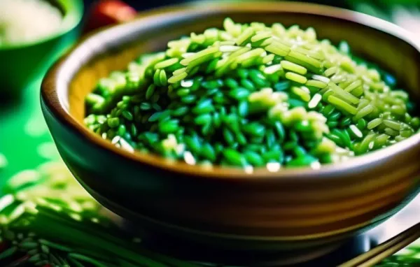 Delicious and flavorful Green Rice Arroz Verde recipe