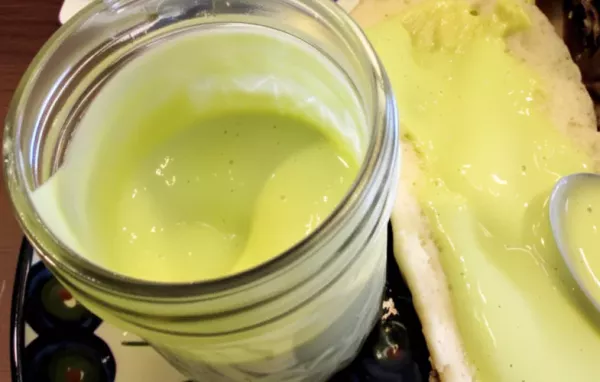 Delicious and flavorful homemade garlic basil mayonnaise