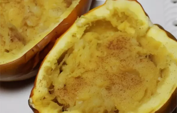 Delicious and Flavorful Pineapple Cinnamon Stuffed Acorn Squash Recipe