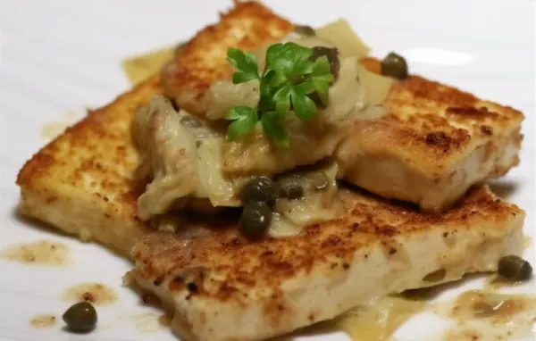 Delicious and flavorful tofu piccata recipe