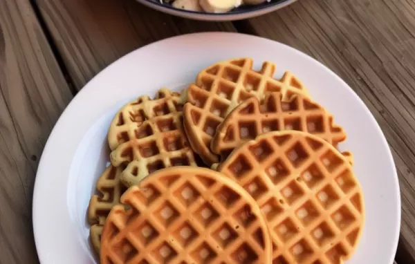 Delicious and Fluffy Sourdough Discard Waffles