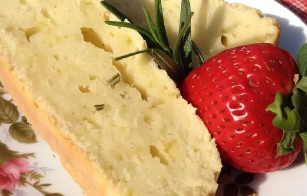 Delicious and fragrant Rosemary Orange Pound Cake