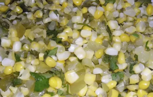 Delicious and Fresh Corn and Tomatillo Salsa Recipe