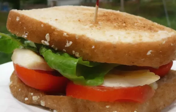 Delicious and Fresh Kansas Tomato Sandwich