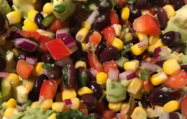 Delicious and Healthy Black Bean Avocado Salsa Recipe