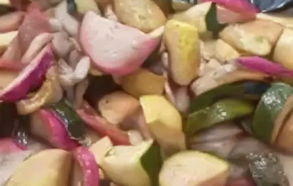 Delicious and Healthy Broiled Summer Squash with Radish