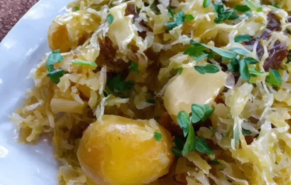 Delicious and Healthy Chicken Apple Sausage with Cabbage