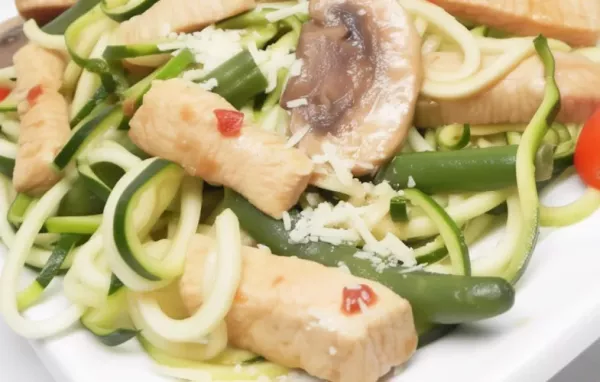 Delicious and Healthy Soy Garlic and Chile Zoodles Recipe