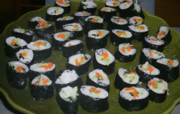 Delicious and Healthy Vegetarian Nori Rolls Recipe