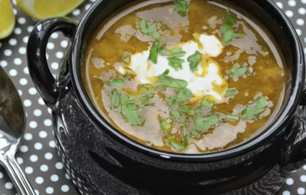 Delicious and hearty rotisserie chicken chili with hominy and chiles.