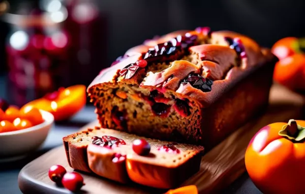 Delicious and Moist Cranberry Persimmon Bread Recipe