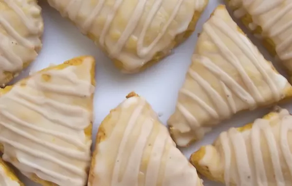 Delicious and Moist Iced Pumpkin Scones Recipe