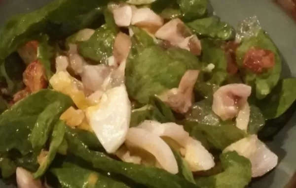 Delicious and Nutritious Bermuda Spinach Salad