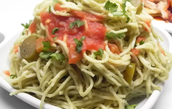 Delicious and Nutritious Green Spaghetti Recipe