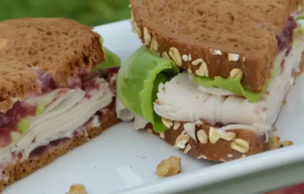 Delicious and Nutritious Karla's Nutty Turkey Cranwich Recipe