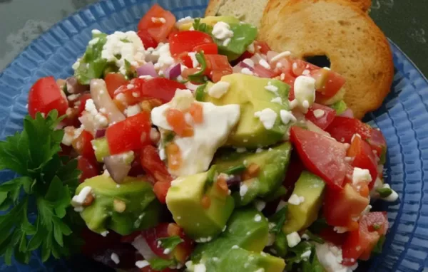 Delicious and Refreshing Avocado Feta Salsa